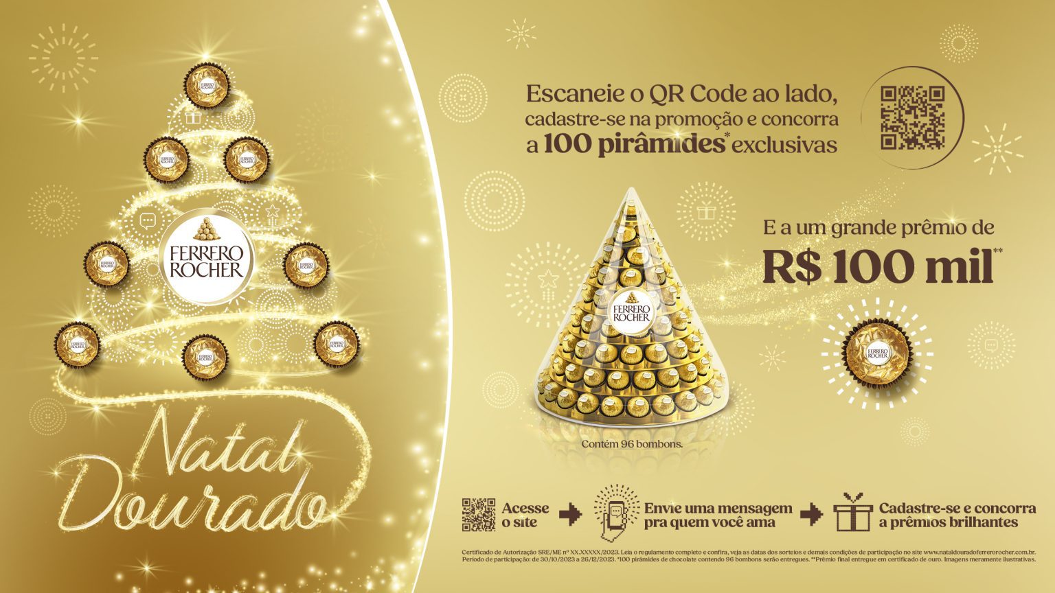 Natal Dourado Ferrero Rocher Transforma O Varejo Em Uma Experi Ncia