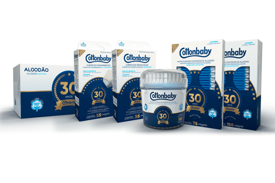 Featured image for “Cottonbaby lança novas embalagens para comemorar seus 30 anos”