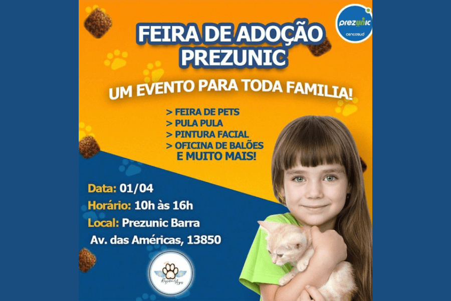 Featured image for “Prezunic promove adoção de cães e gatos”
