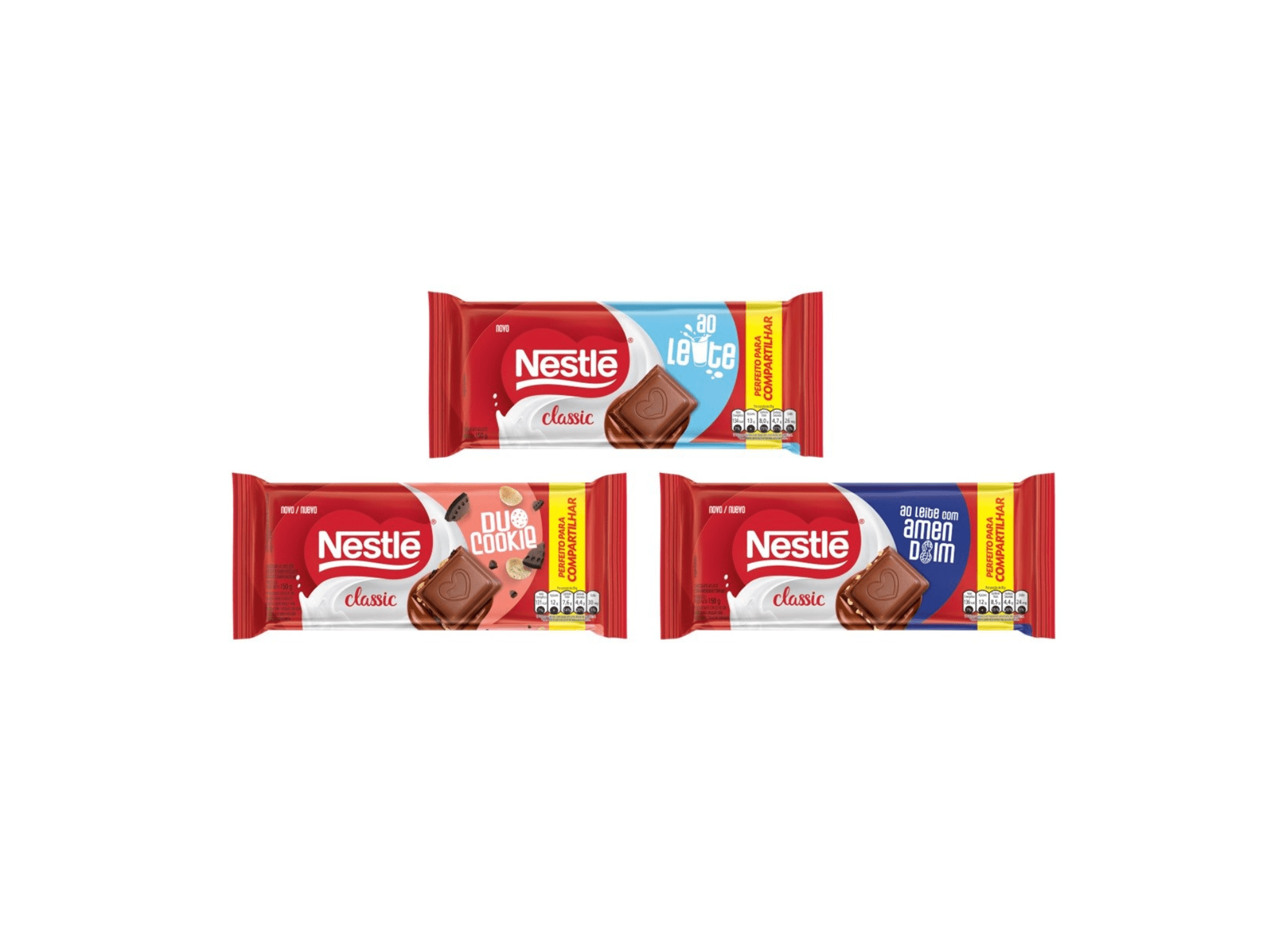 Featured image for “Nestlé lança barras de chocolate em versão para compartilhar”