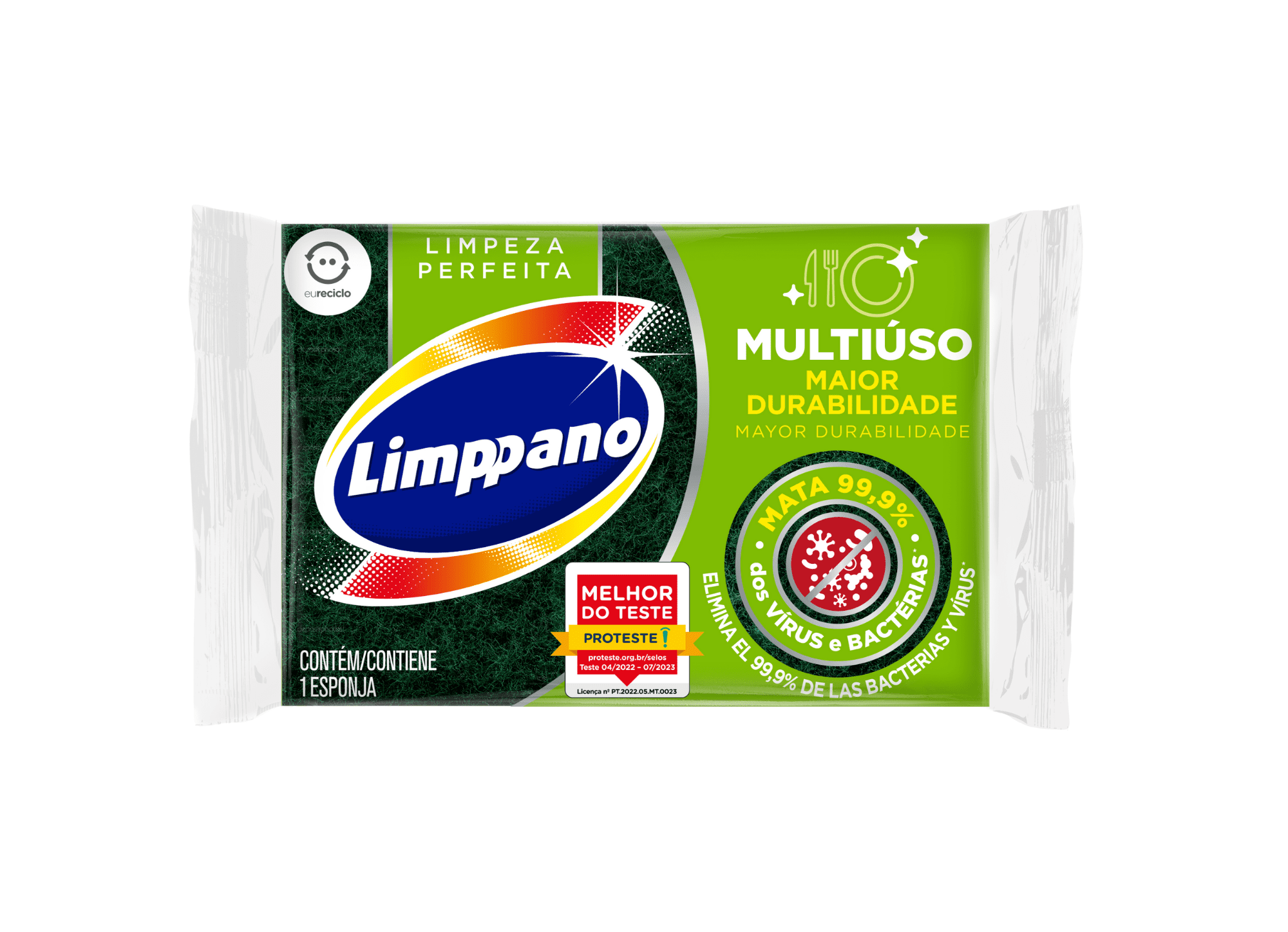 Featured image for “Limppano tem a melhor esponja do Brasil, afirma associação de consumidores da América Latina”