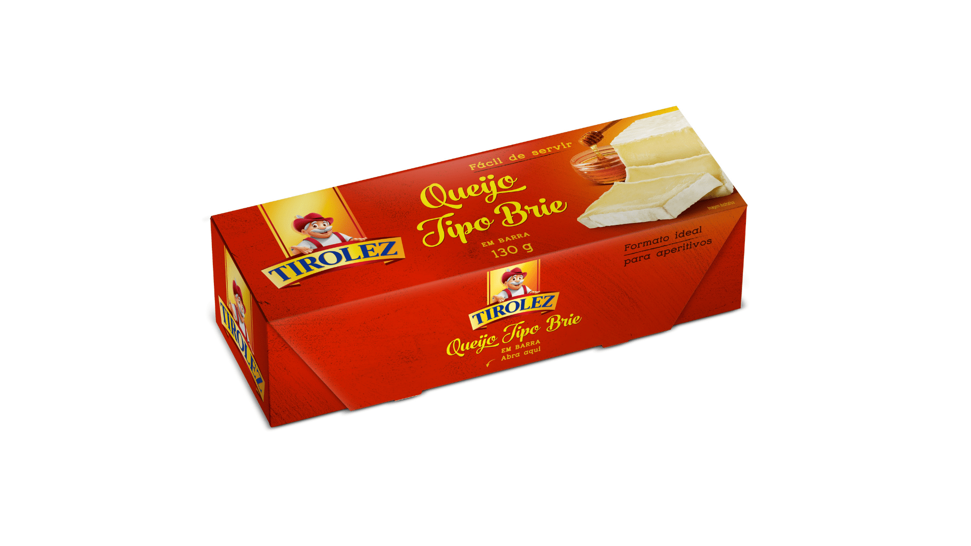 Featured image for “Tirolez lança Queijo Brie em barra de 130g”