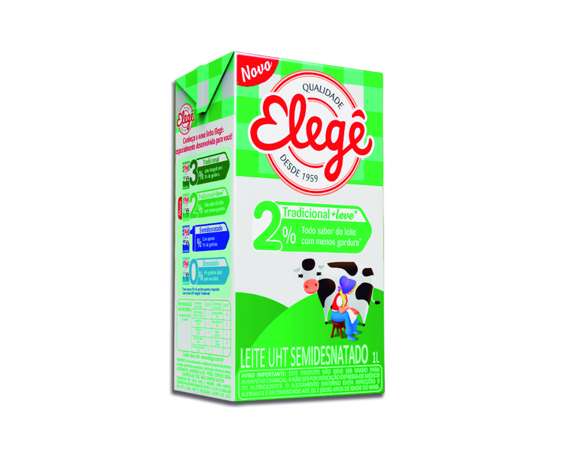 Featured image for “Elegê inova e lança leite UHT Tradicional+Leve ”