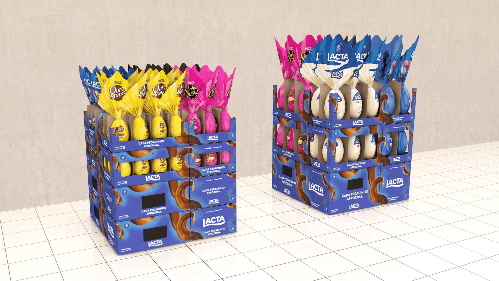 Featured image for “Caixa se transforma em expositor de ovos de Páscoa e otimiza espaço dos supermercados”