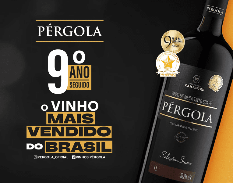 Featured image for “Pérgola comemora 9 anos consecutivos como o vinho mais vendido no Brasil”