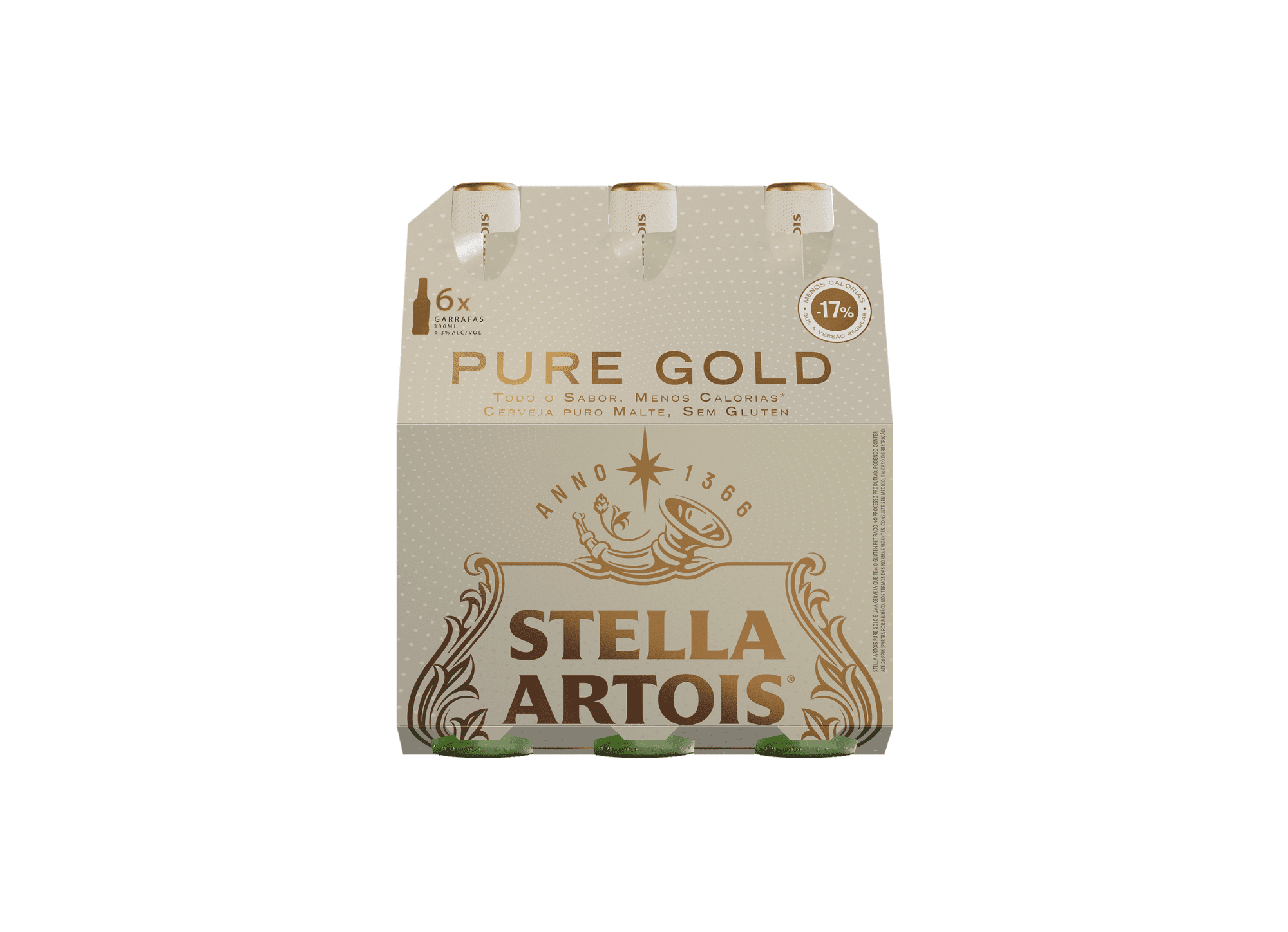 Featured image for “Stella Artois Pure Gold, com 17% menos calorias e sem glúten”