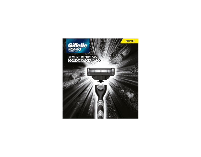 Featured image for “Gillette lança Mach3 carbono com carvão ativado”