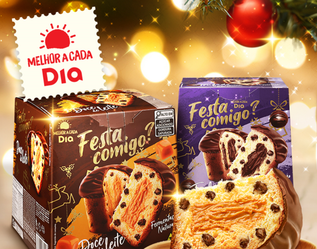 Featured image for “Dia Supermercados aposta em novos sabores de panetone para celebrar o fim do ano”