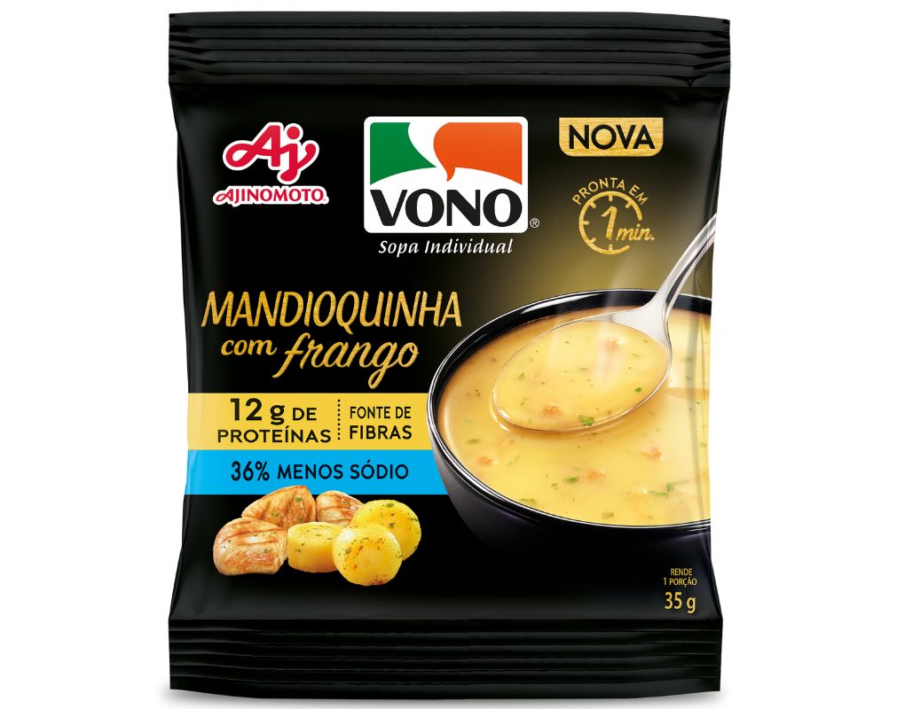 Featured image for “Sopa: Ajinomoto lança novo sabor da linha Vono”