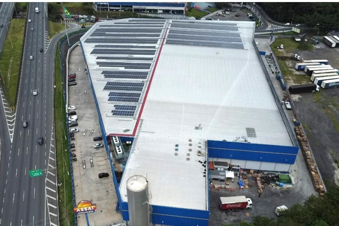 Assaí Telhado Solar SBC em SP